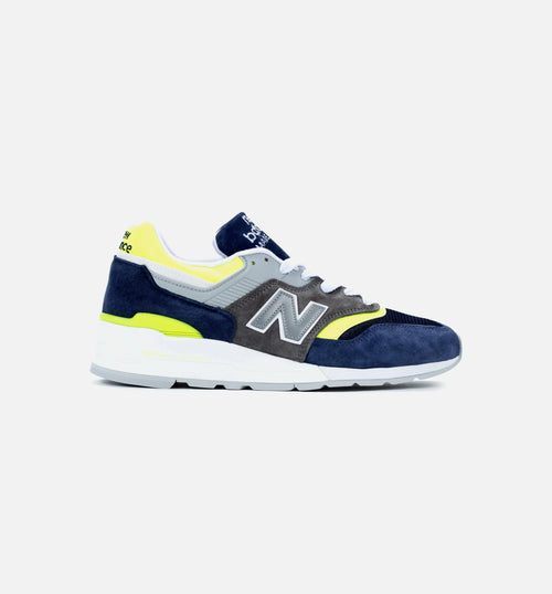 997 USA Made In USA Mens Shoes Blue Yellow