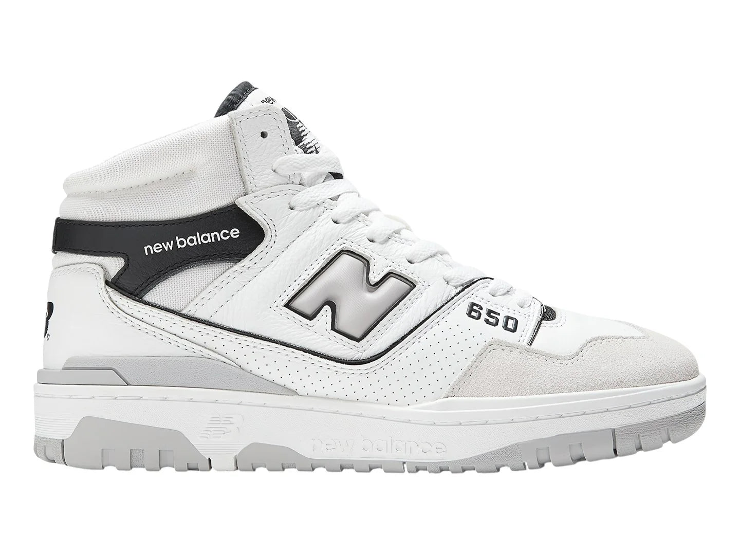 Tenis New Balance BB650 Blanco con Negro para Hombre