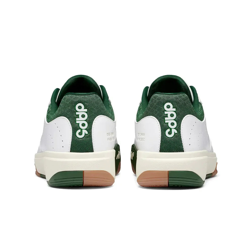 DAPS DESI Low Green White Mens Pickleball Shoes