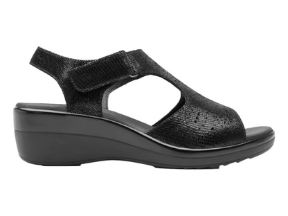 Sandalias Flexi de Plataforma Negro para Mujer