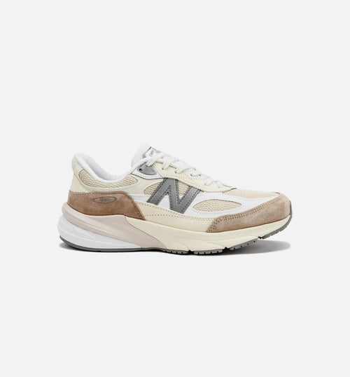 990v6 Made in USA Mens Lifestyle Shoe Cream White