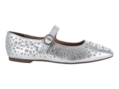 Zapatos Planos Salamandra Plata para Mujer