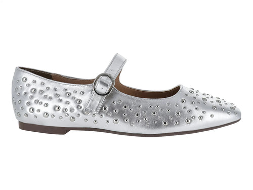 Zapatos Planos Salamandra Plata para Mujer
