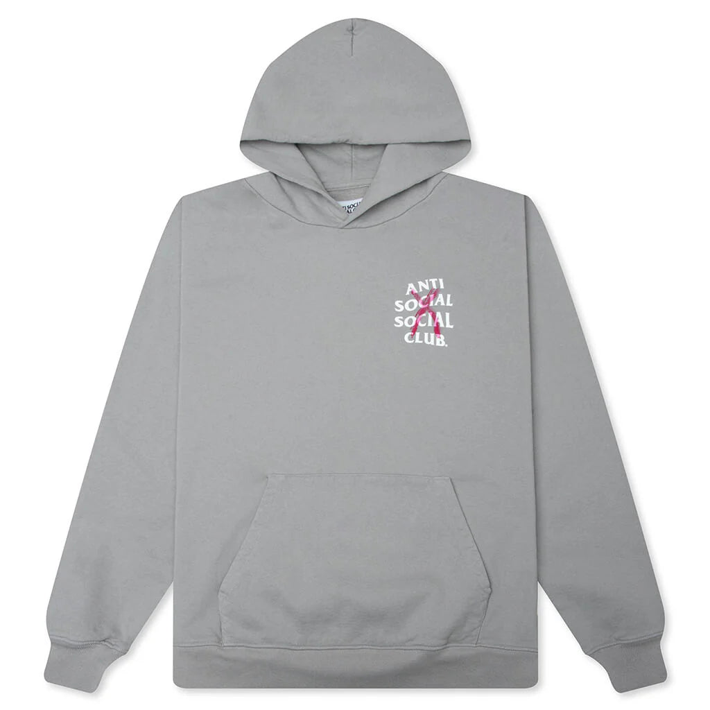 Cancelled Hand Painted Hoodie Grey