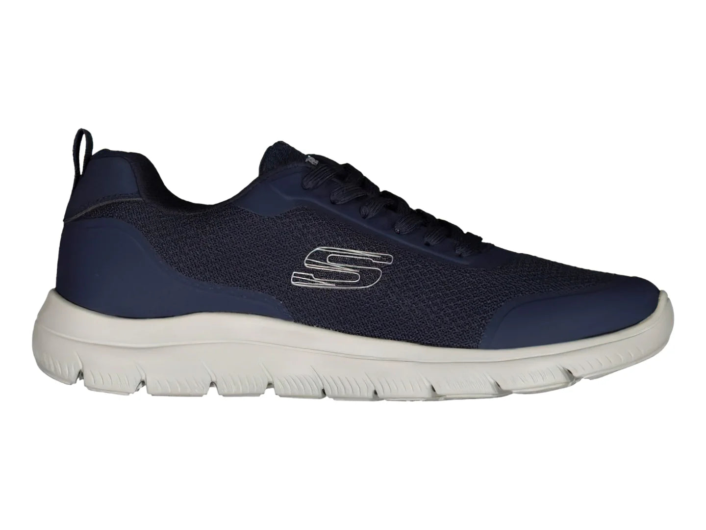 Tenis Skechers Summits Azul Marino y Blanco para Hombre