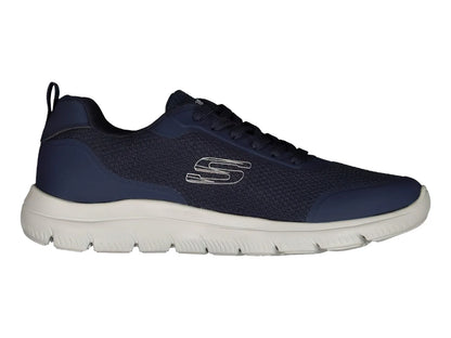 Tenis Skechers Summits Azul Marino y Blanco para Hombre