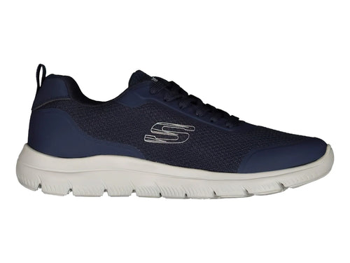 Tenis Skechers Summits Azul Marino y Blanco para Hombre