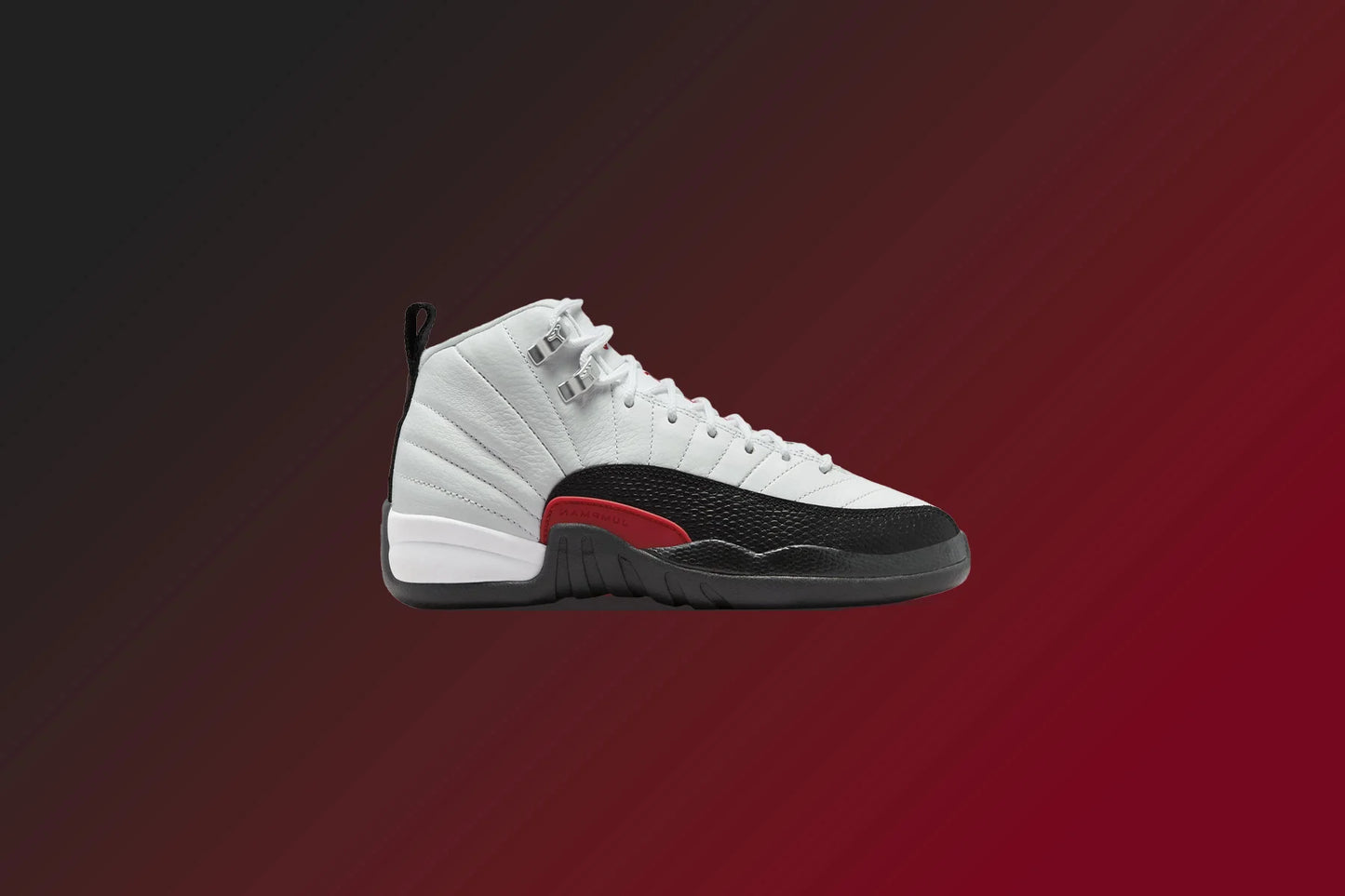 Air Jordan 12 Retro GS White Gym Red Black