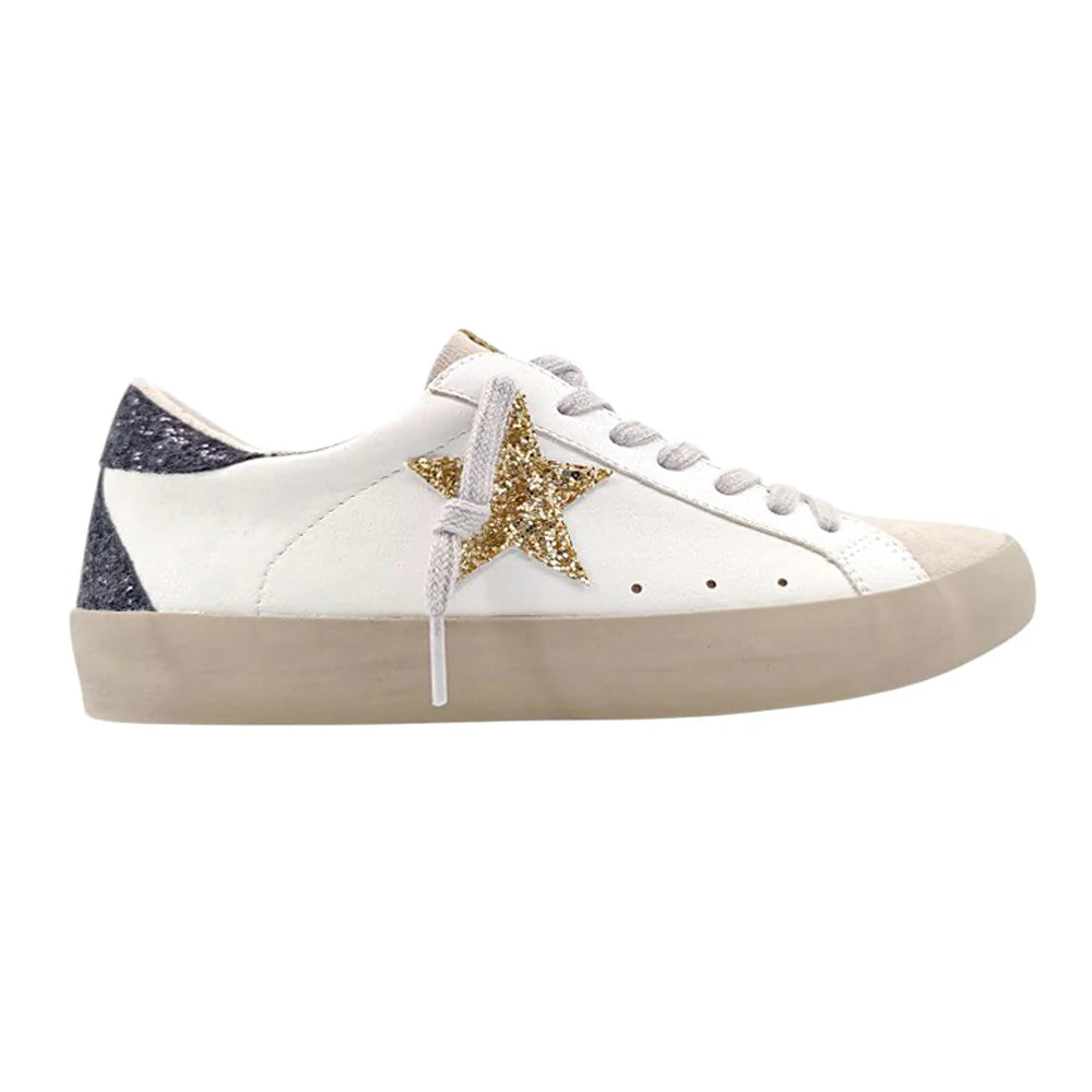 Pamela Glitter Lace Up Sneakers