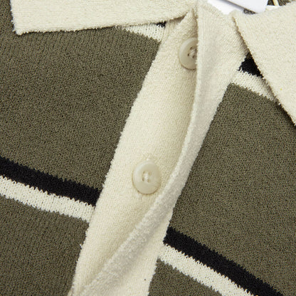 adidas Originals x Song for the Mute 007 Long Sleeve Polo Olive Strata Alumina Black