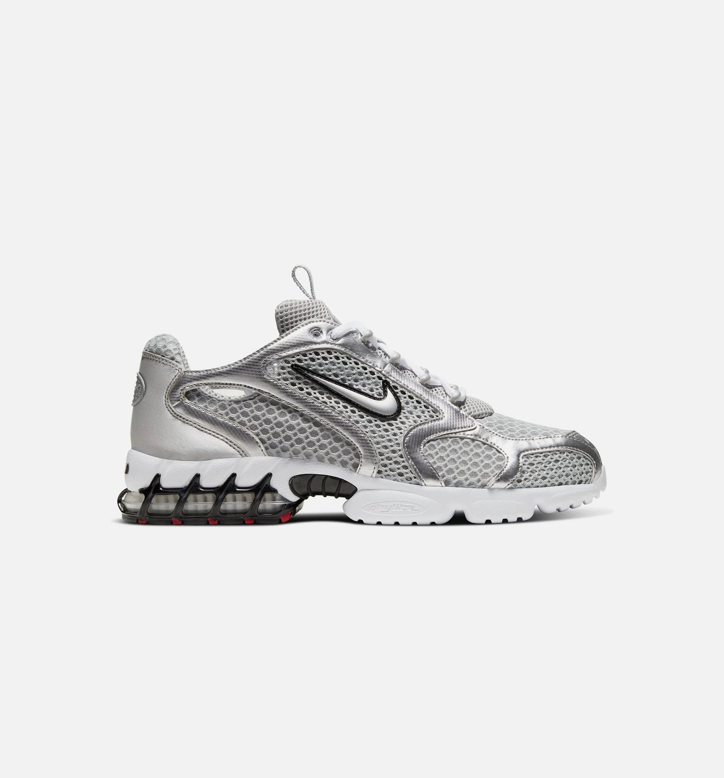Air Zoom Spiridon Cage 2 Mens Lifestyle Shoe Smoke Grey Metallic Silver
