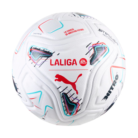 PUMA Stellar Nitro Ultimate LaLiga Soccer Ball White Multicolor