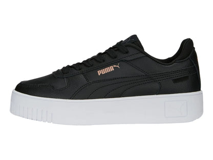Tenis PUMA Carina Street Negros y Oro Rosa para Mujer