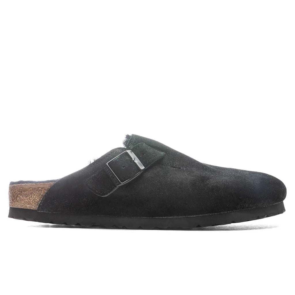 Narrow Boston Shearling Black