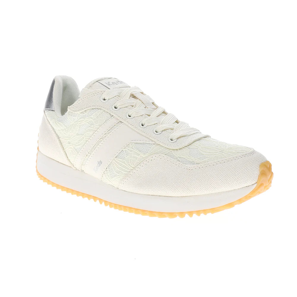 Rena Floral Lace Lace Up Sneakers