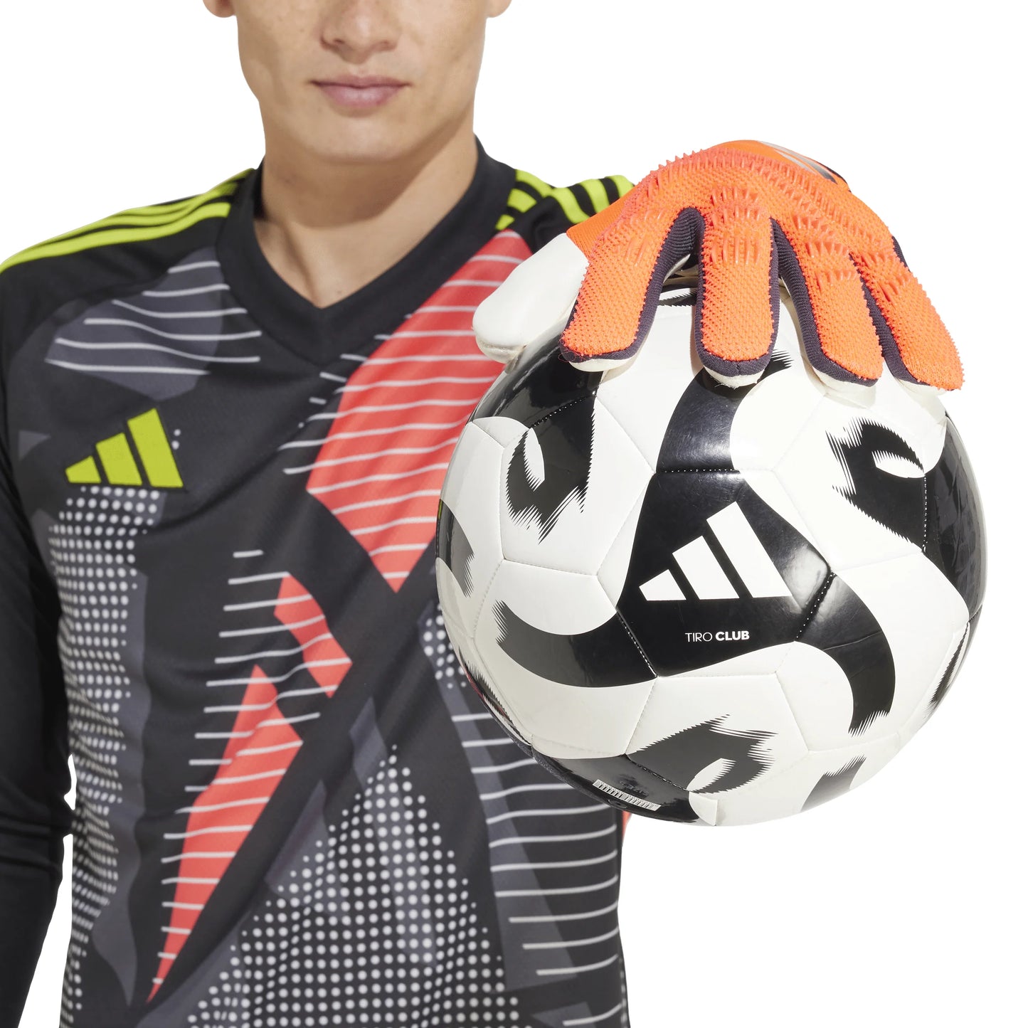 adidas Predator Pro Promo Goalkeeper Soccer Gloves Orange Black