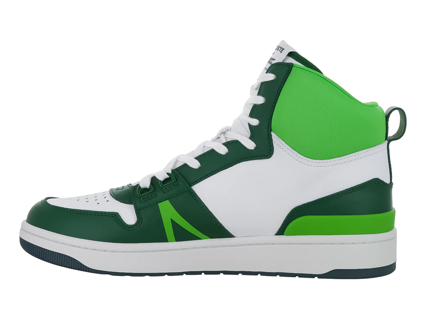 Tenis Lacoste L001 Mid Blanco y Verde para Hombre