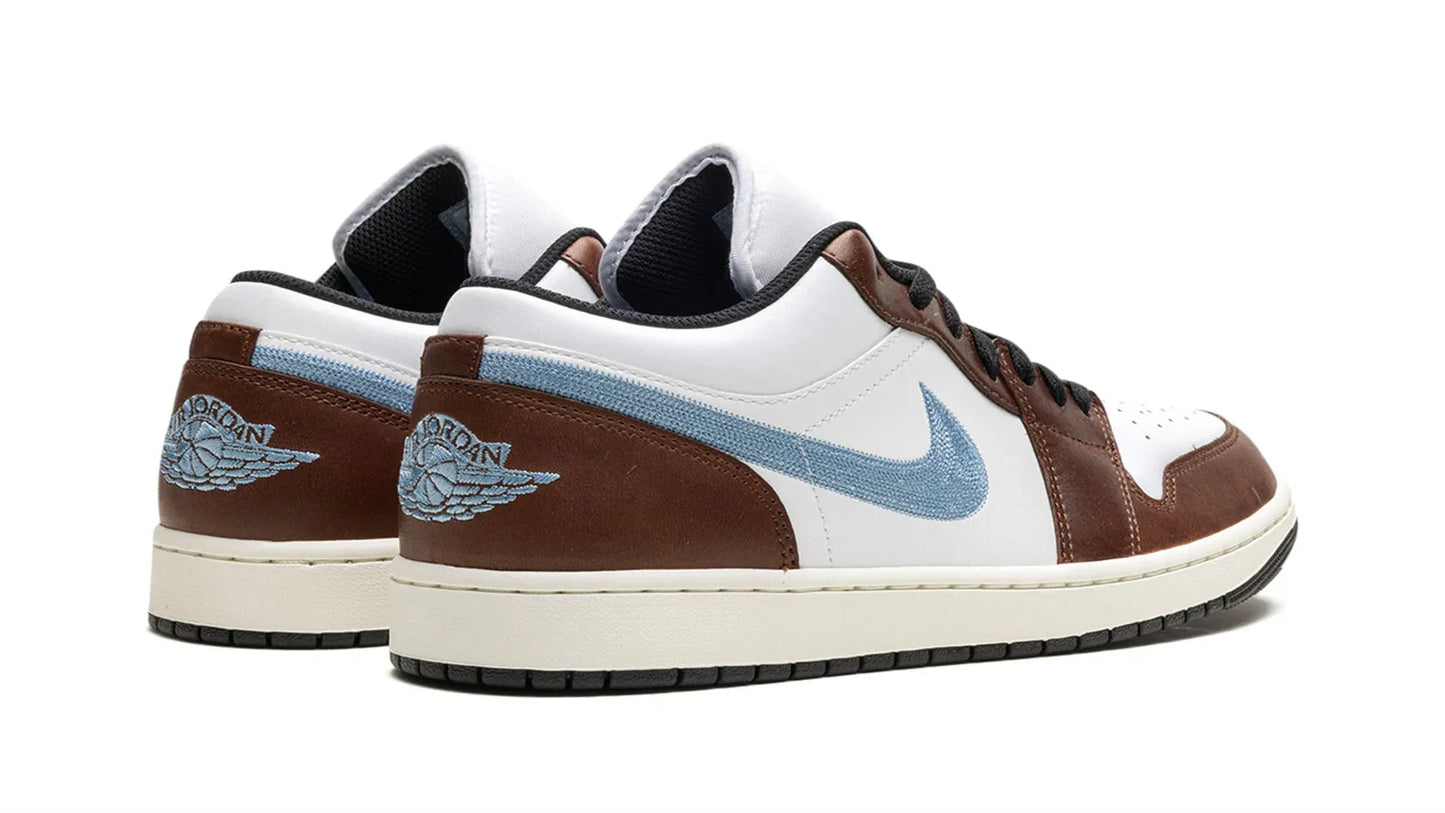 Air Jordan 1 Low SE Embroidered Swoosh Mocha