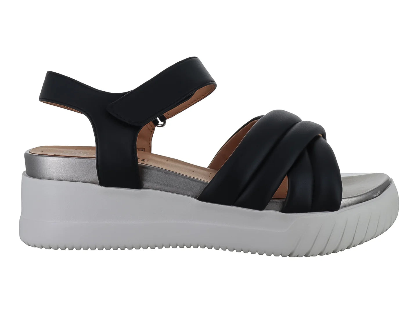 Sandalias Roze Confort Negro para Mujer