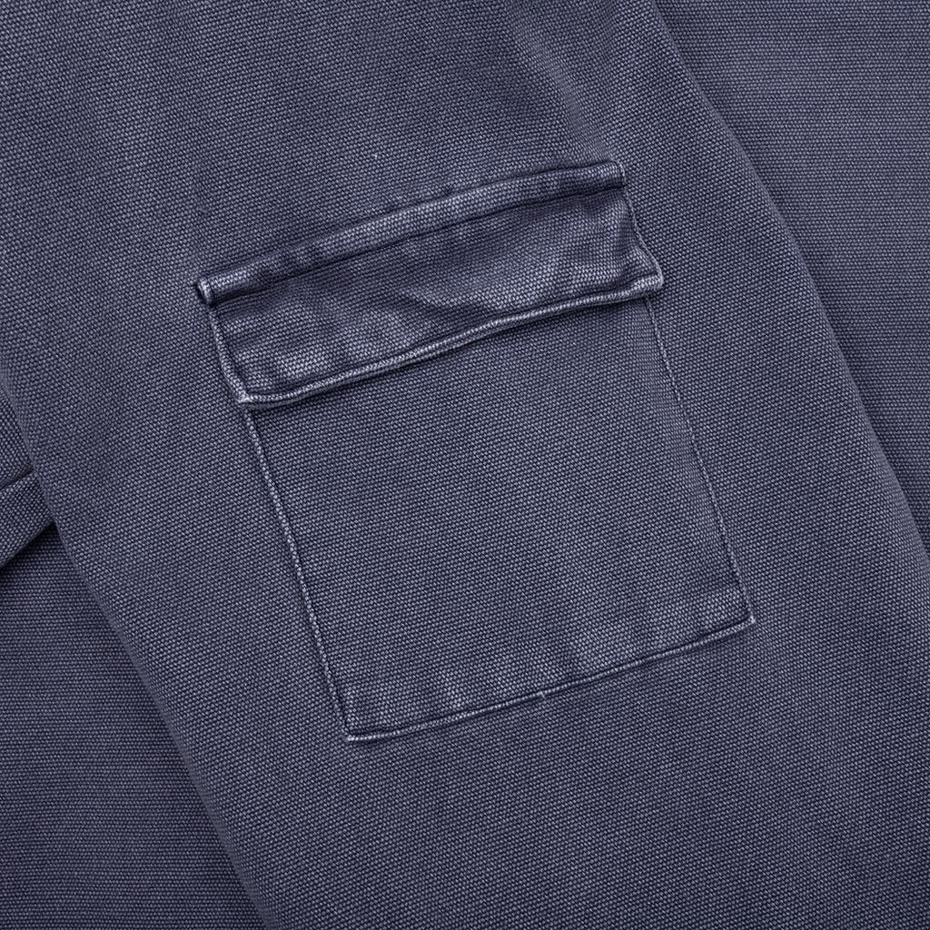 Twilled Bird Wheel Jacket Washed Blue