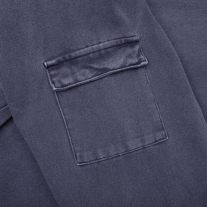 Twilled Bird Wheel Jacket Washed Blue