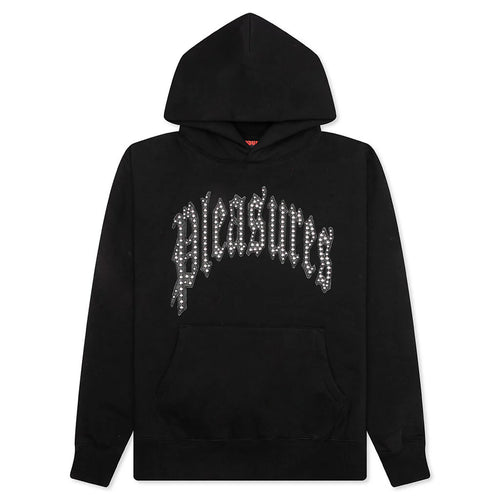 Twitch Studded Hoodie Black