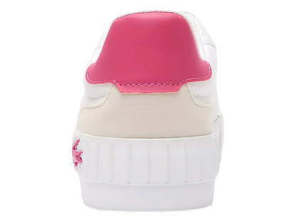 Tenis Lacoste Blanco y Rosa para Niña