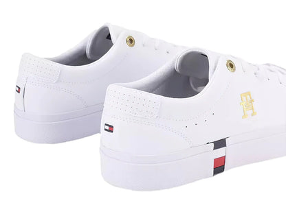 Tenis Tommy Hilfiger IM Vulc RWB Gold II Blanco para Hombre