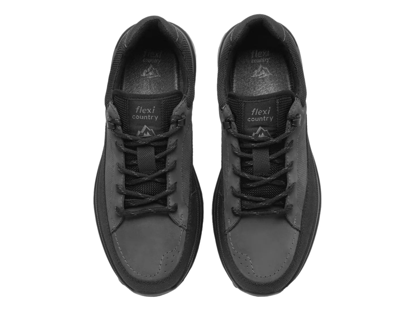 Zapatos Deportivos Flexi Negro Oxford para Hombre