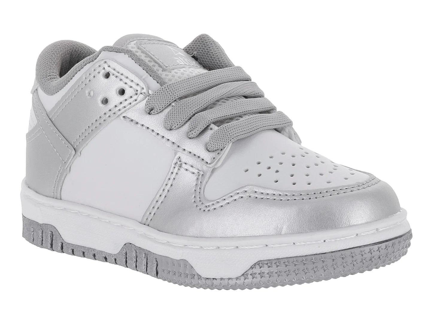 Tenis ATOK Blanco y Plata para Niña