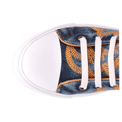 Game Day Embroidered High Top Sneakers