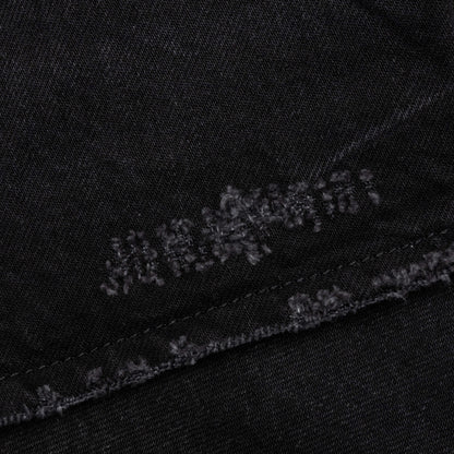 Tailored Denim Shorts Black