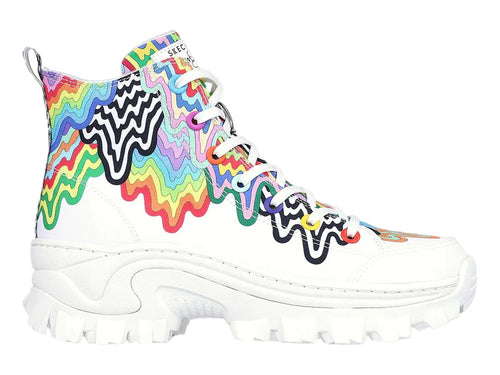 Tenis Skechers Street Jen Stark Blanco Multicolor para Mujer