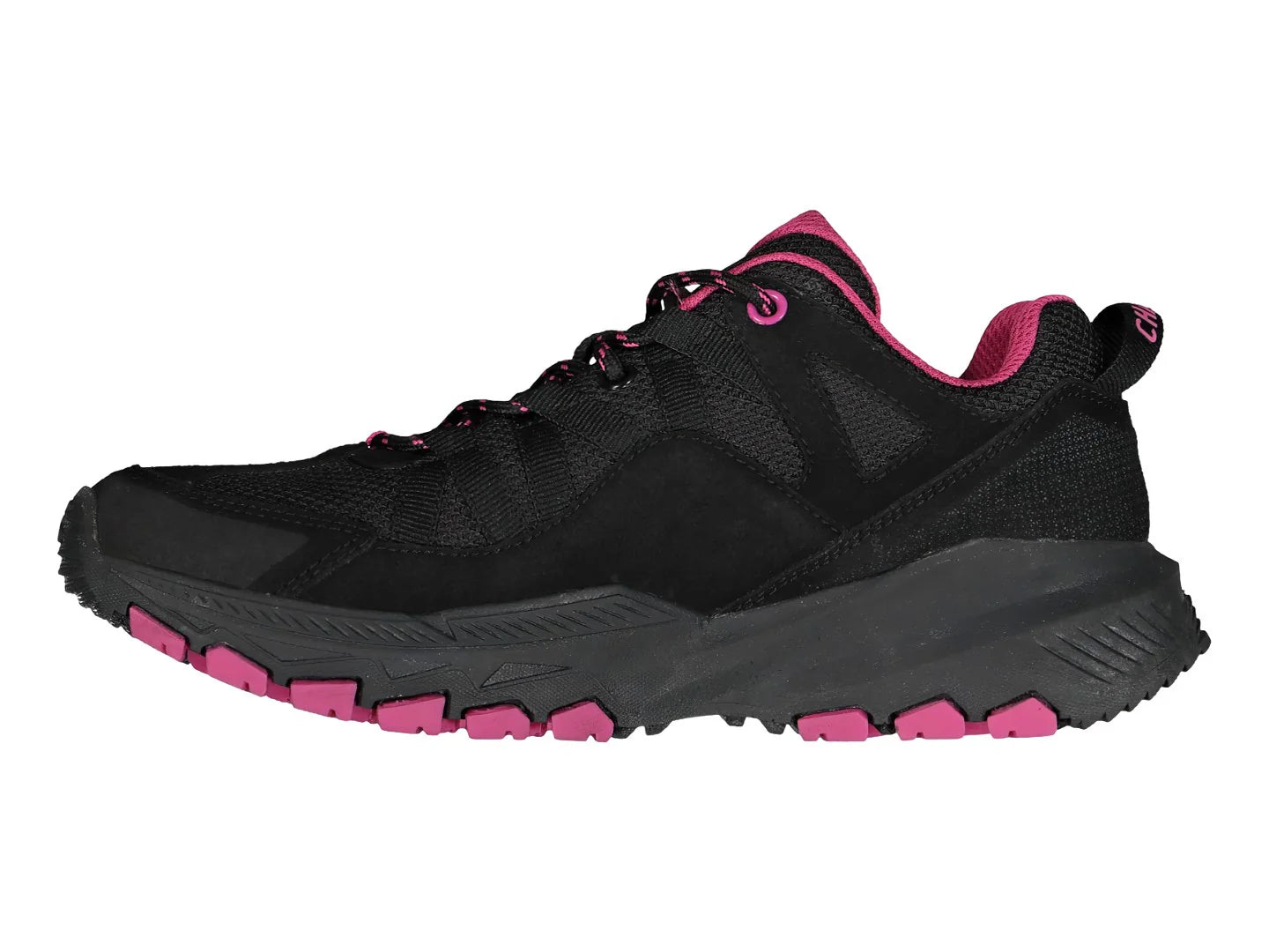Tenis Charly Negro con Fucsia para Mujer