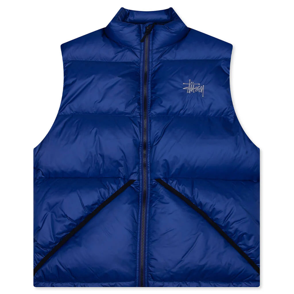 Micro Ripstop Down Vest Royal