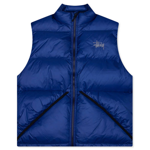 Micro Ripstop Down Vest Royal