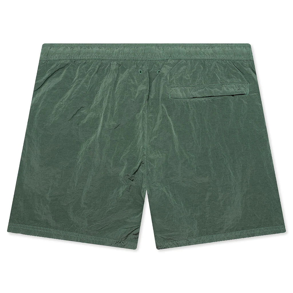 Nylon Metal Regular Fit Shorts Light Green