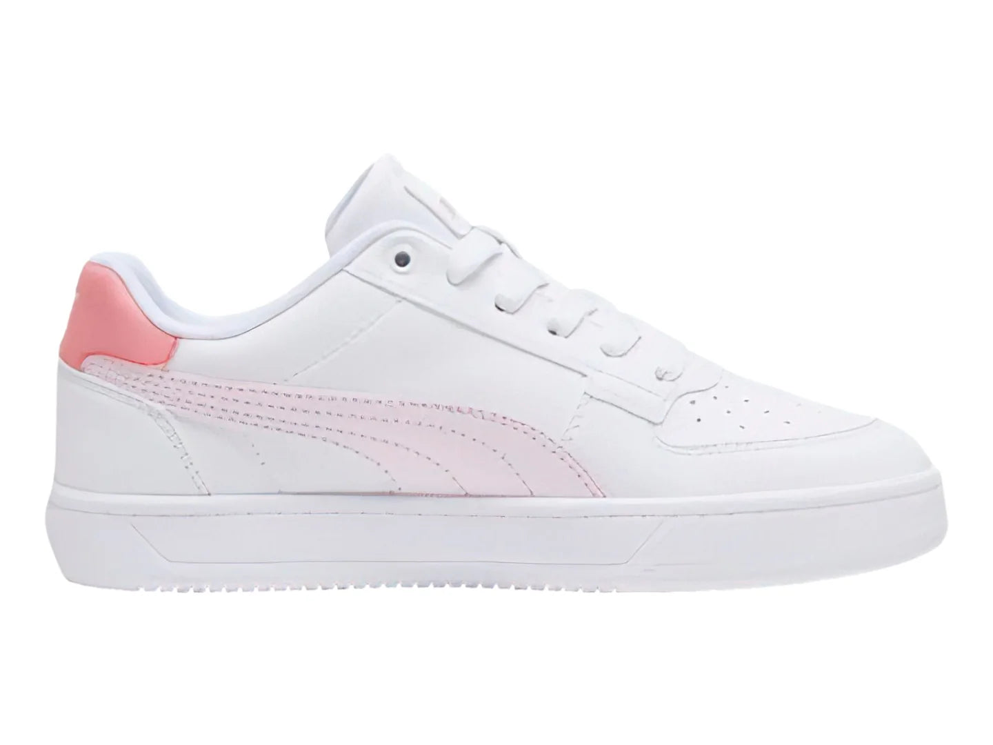 Tenis PUMA Caven 20 Jr Blancos y Rosa para Niña