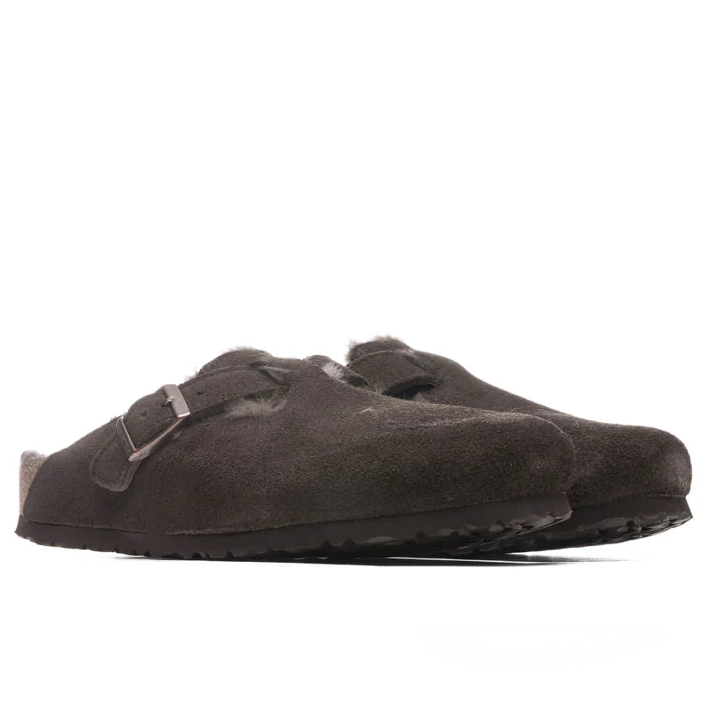 Wide Boston Shearling Mocha