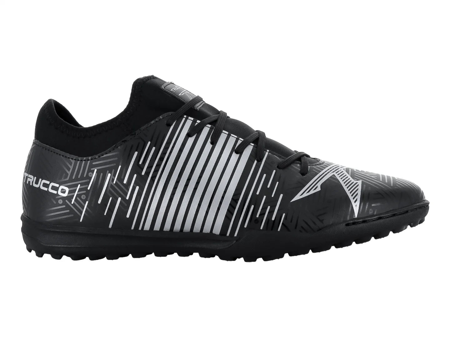Tenis de Fútbol Leon Trucco Negro Plata para Hombre