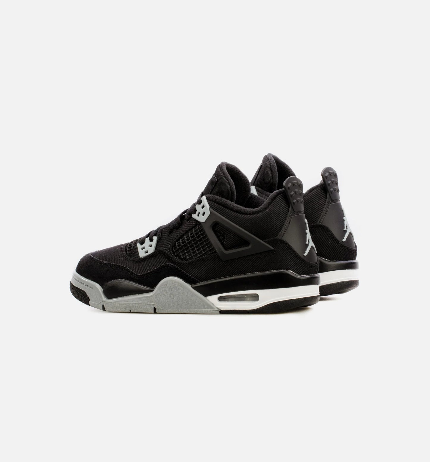 Air Jordan 4 Retro SE Grade School Lifestyle Shoe Black Grey Limit One Per Customer