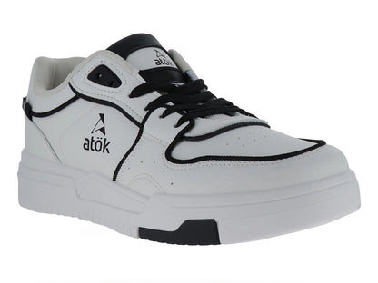 Tenis ATOK Casuales Blanco y Negro para Hombre