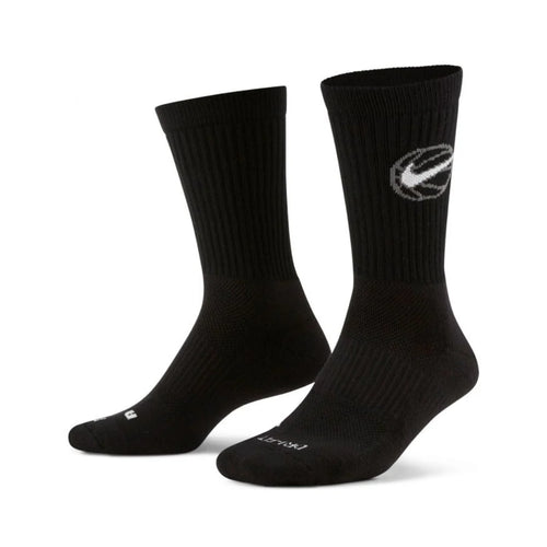 Elite Everyday Crew 3 Pack Sock - Black/Grey