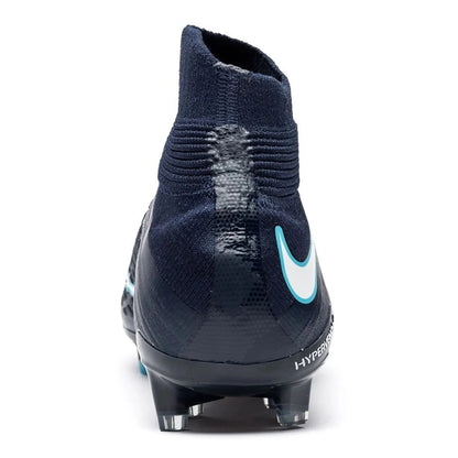 Nike Kids Jr Hypervenom Phantom III Dynamic Fit FG Firm Ground Soccer Cleats Blue