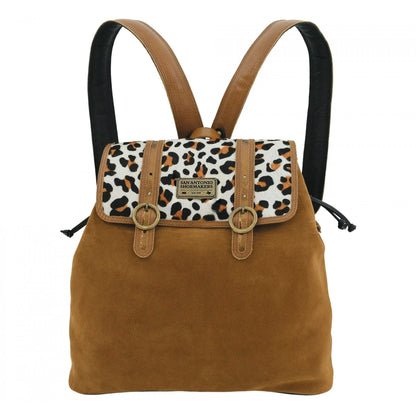 Seight Backpack Handbag in Turbinado Leo