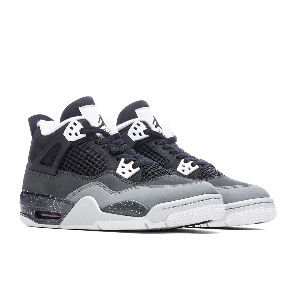 Air Jordan 4 Retro GS Fear Black White Anthracite Black