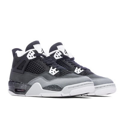 Air Jordan 4 Retro GS Fear Black White Anthracite Black