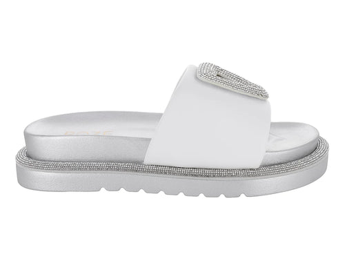 Sandalias ROZE Blancas con Glitter para Mujer