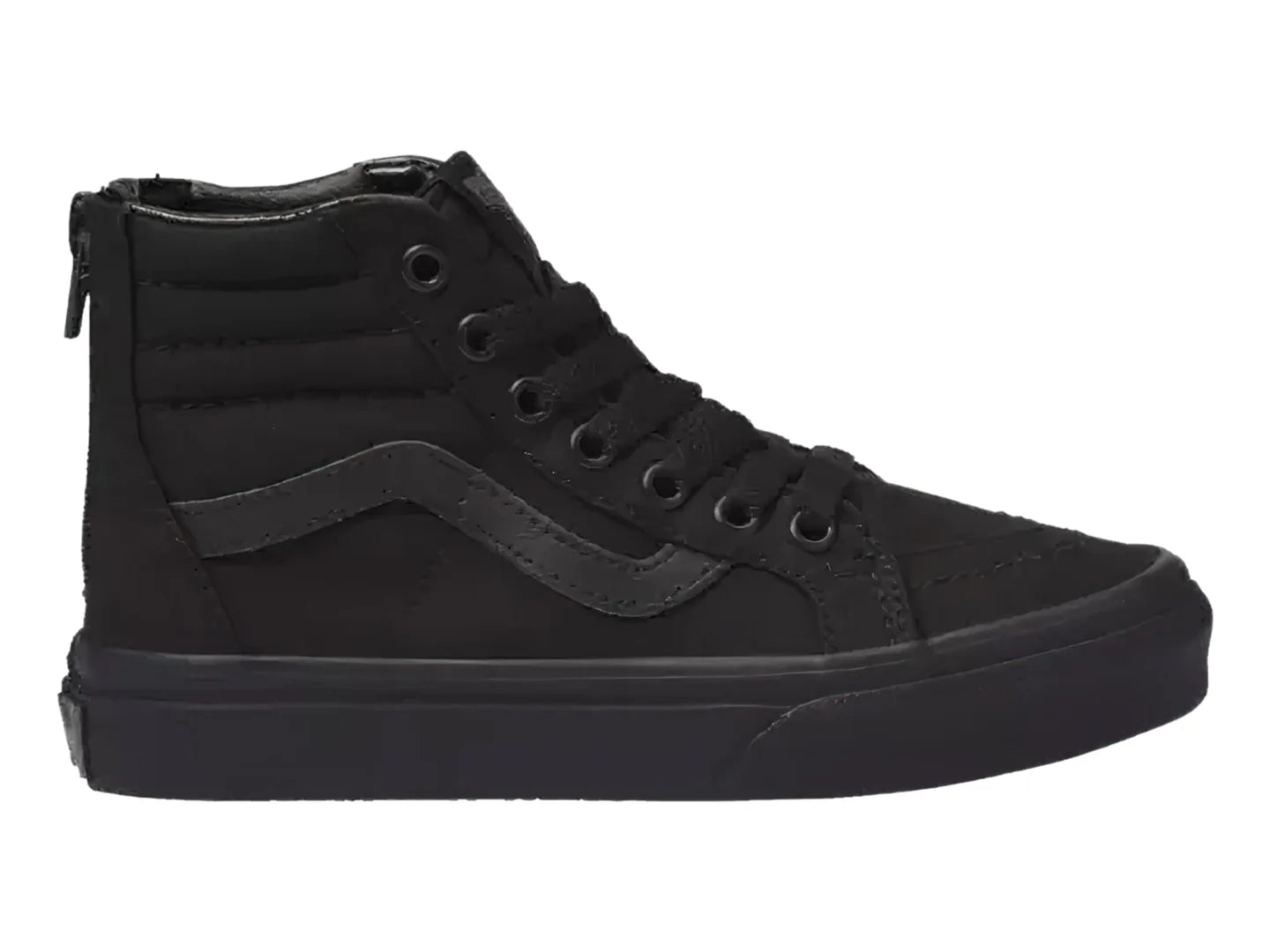Tenis Vans Sk8 Hi Zip Negros para Niño