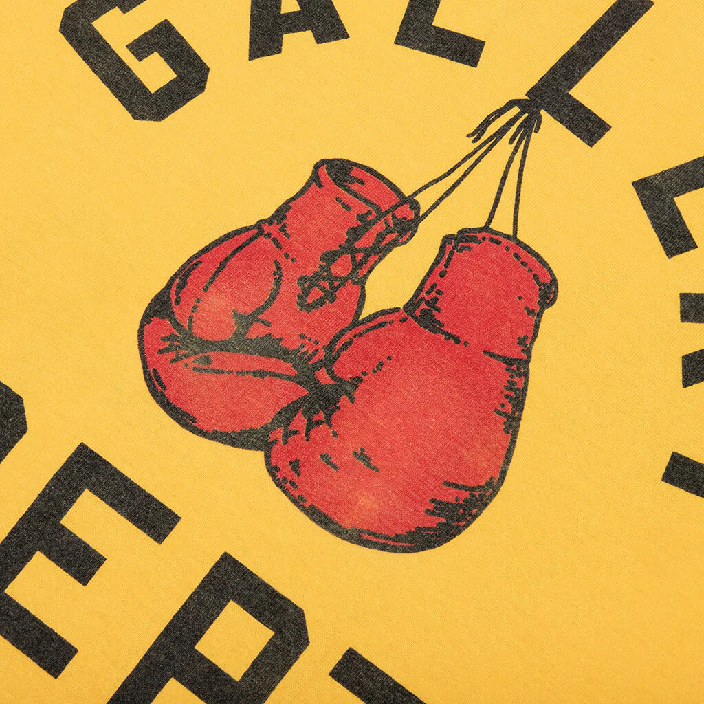 Boxing Merch Tee Gold Yellow